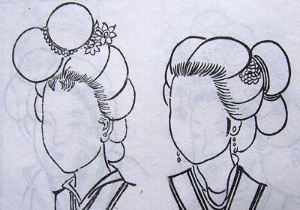 怎么弄简单的古代发型----古代女生简单发型